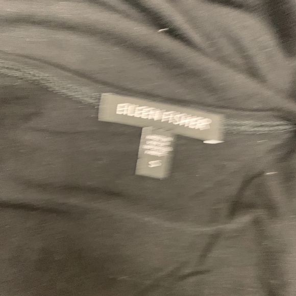 Eileen Fisher Black VISCOSE JERSEY TUNIC - Picture 8 of 8